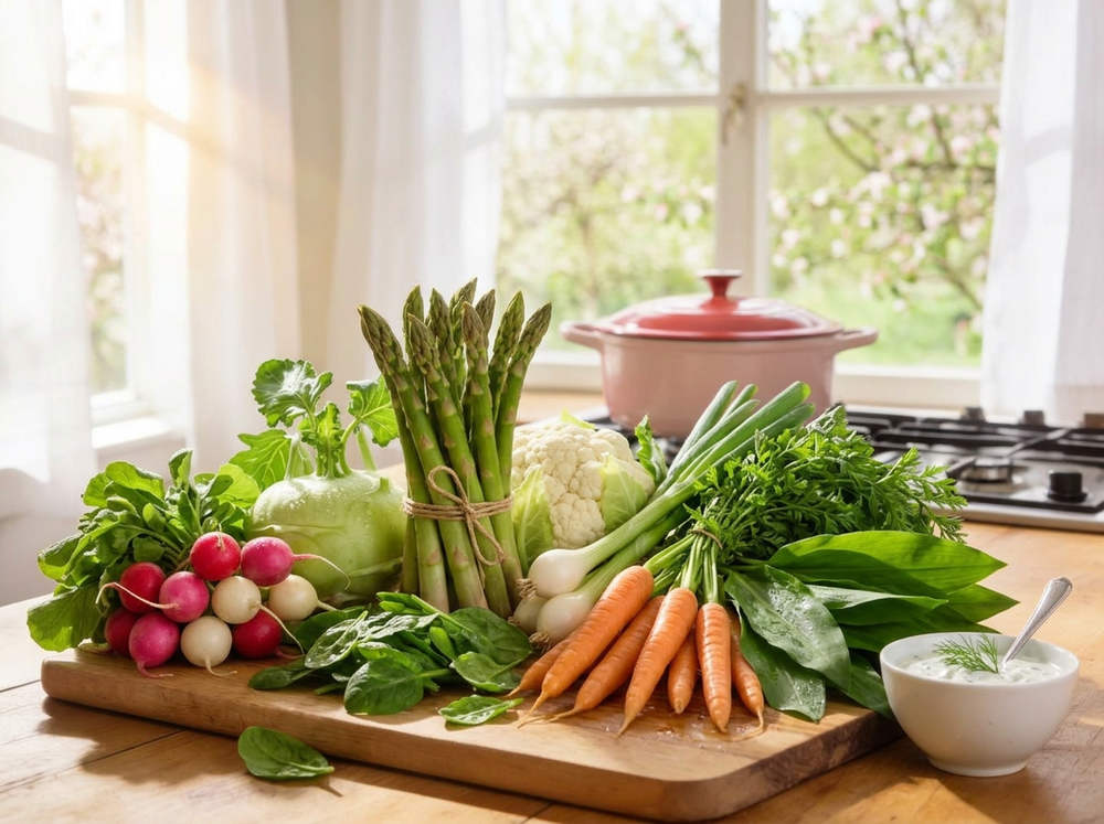 Rezepte für Frühlingsgemüse aus-Biokiste